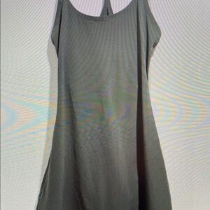 Elegant Gray Sleeveless Dress